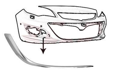 TAMPON IZGARA ÇERÇEVESİ KROM SAĞ